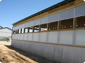 dairy curtain roll-up