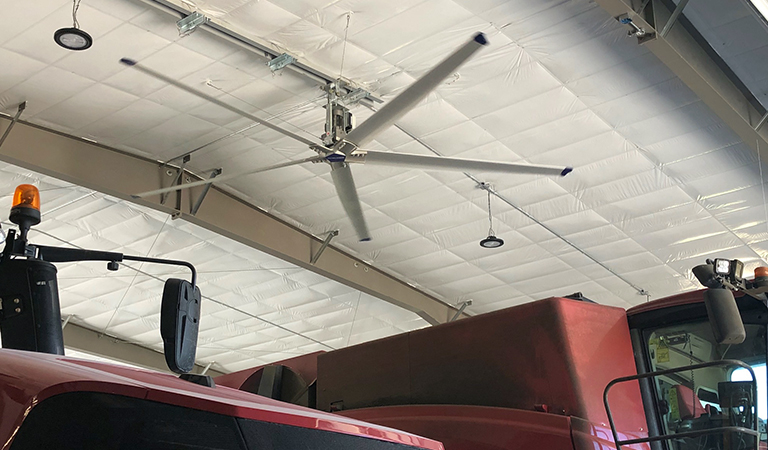 Altra-Air Sailfin Fan Installed In a Storage Facility